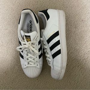 Womens Adidas Superstar  white/black size 8 1/2